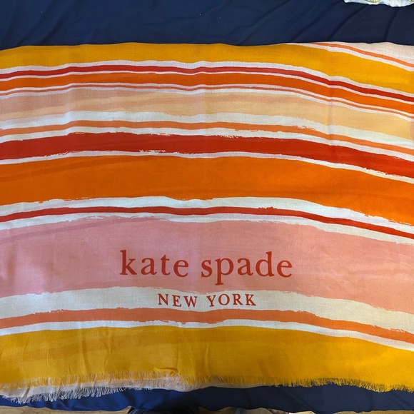 Kate spade New York Ocean Stripe Large Scarf - Picture 6 of 11